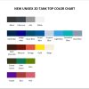 tank top color chart - Kagurabachi Shop